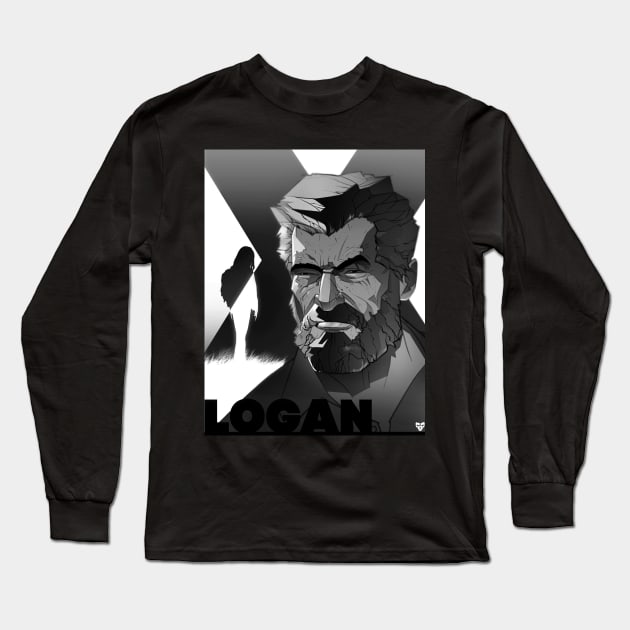 Logan Long Sleeve T-Shirt by SmpArt